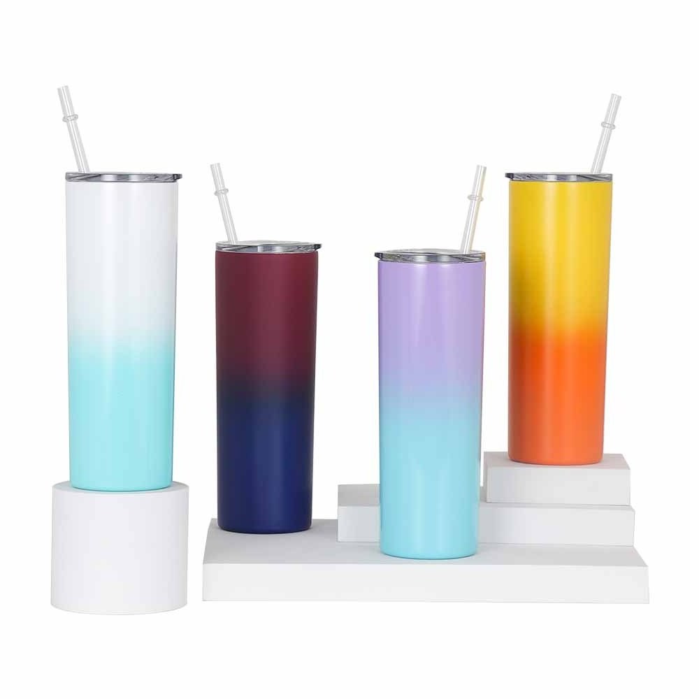 Stainless Steel Double Wall Blank Tumblers Coated For Sublimation Tumbler 20 oz Straight water bottle