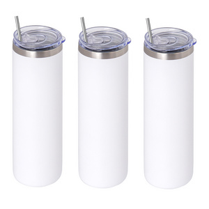 Stainless Steel Double Wall Blank Tumblers Coated For Sublimation Tumbler 20 oz Straight water bottle