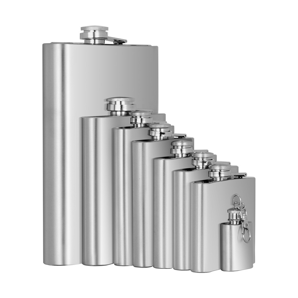 BPA-free Whisky Wine Pot Wholesale Hip Flask Set Gift Box Stainless Steel Hip Flask 8oz Gold