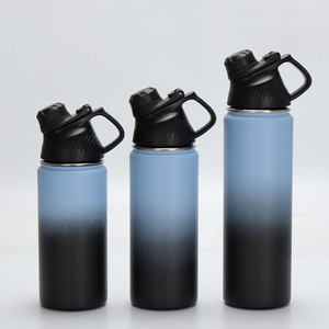 Double Wall Insulation 20 oz Blank Sports Water Bottle 1 Litre Stainless Steel Blank 14 oz Travel Water Bottle 2024