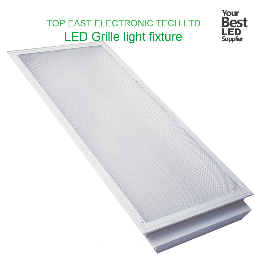 Double tube light T5 T8 led tube ceiling louver led troffer with CE certificate prisma cover