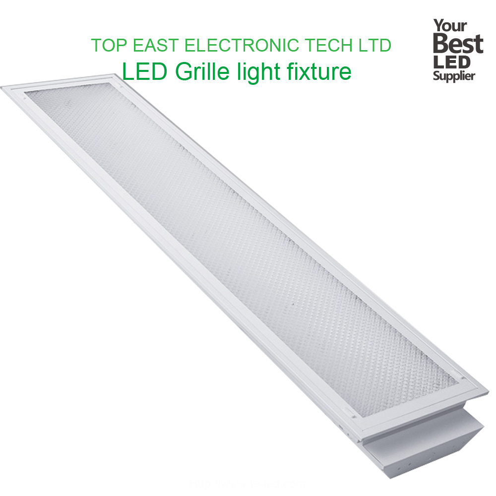 Double tube light T5 T8 led tube ceiling louver led troffer with CE certificate prisma cover