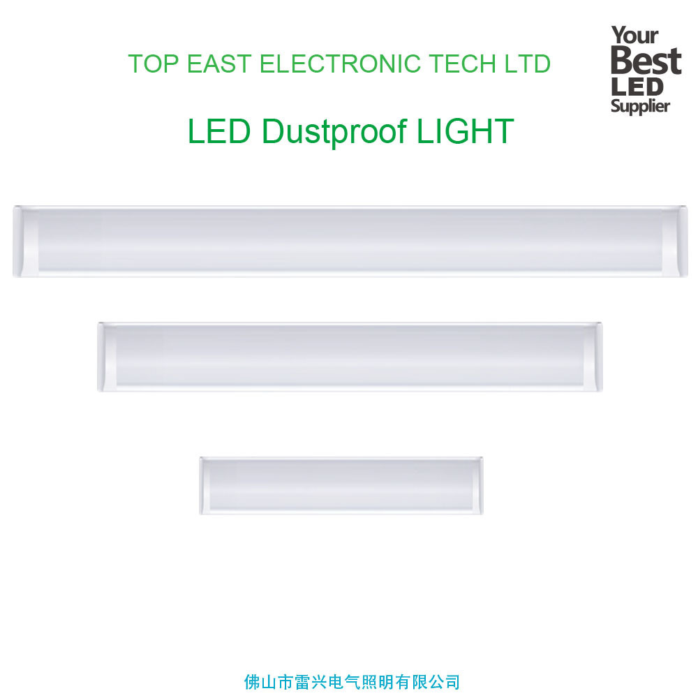 Zhongshan Flat Led Tube Ip65 Mounted Led Batten Light Fixture with 2 years warranty