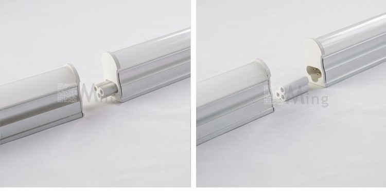 LED T5 Integrated Single Fixture, 4FT, 2200lm, 6500K (Super Bright White), 20W, Utility Shop Light