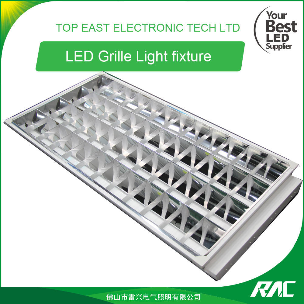 4*18w 2x4 led grille troffer light fixture specially for hospital supermarket office lighting