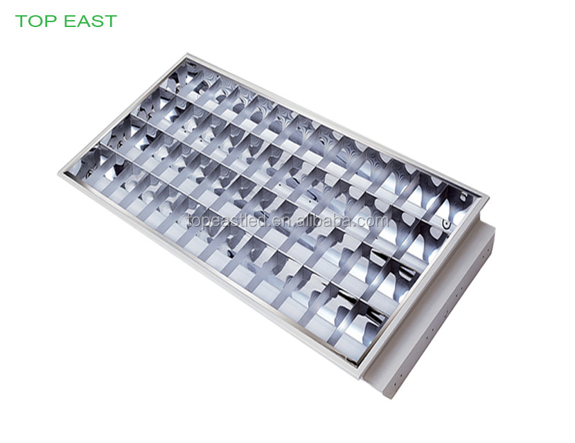 4*18w 2x4 led grille troffer light fixture specially for hospital supermarket office lighting