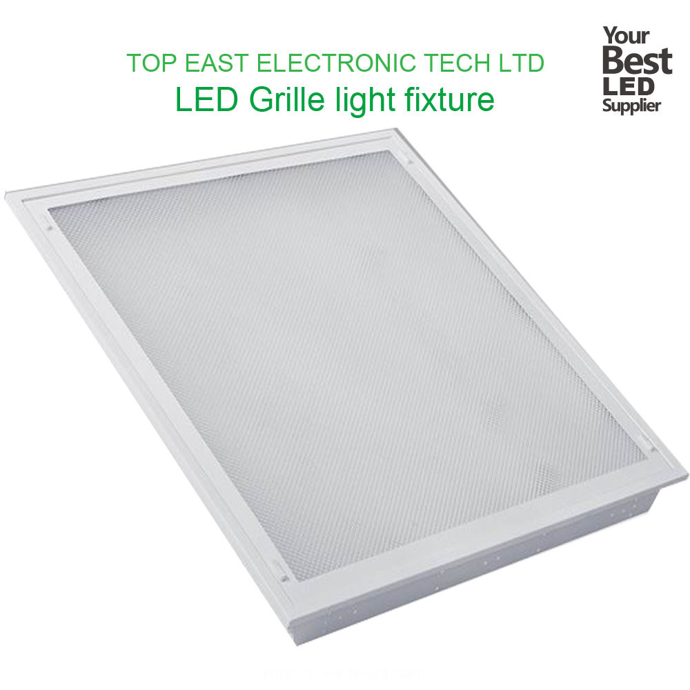 Double tube light T5 T8 led tube ceiling louver led troffer with CE certificate prisma cover