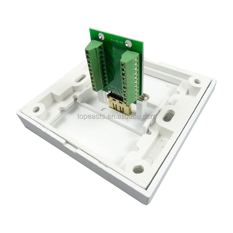 2 rows in wire-free solder line version 1.4 AV CABLE  female-female panel socket wall plug wall plate 86 * 86mm