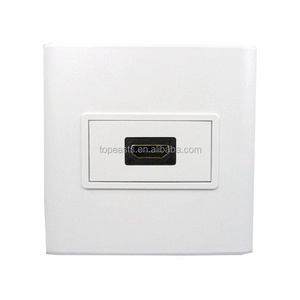 Short-line ultrashort version 1.4 AV CABLE  female-female panel socket wall plug wall plate 86 * 86mm