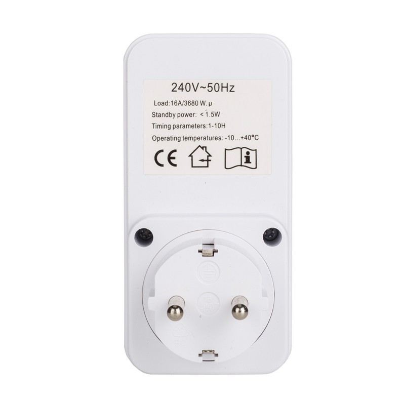 EU Socket Plug-In    Countdown wall socket  230V Timer socket