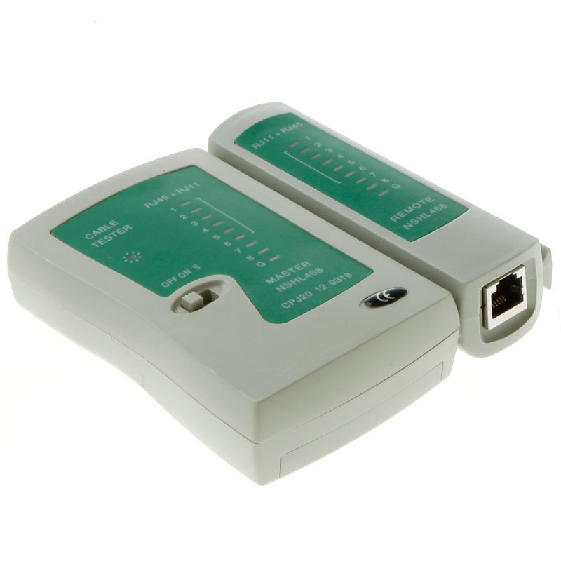 Professional Network Cable Tester RJ45 RJ11 RJ12 CAT5 UTP Network LAN Cable Tester Networking Tool Wholesale Retail