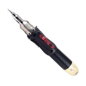 Adjustable Flame Engraving Hot Stamping Cordless Butane Pen Gas Soldering Iron Torch