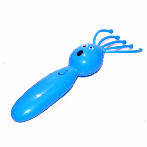 2016 New Hot Head Plastic Octopus Massager Cute Octopus Facial Massager battery operated handheld massager