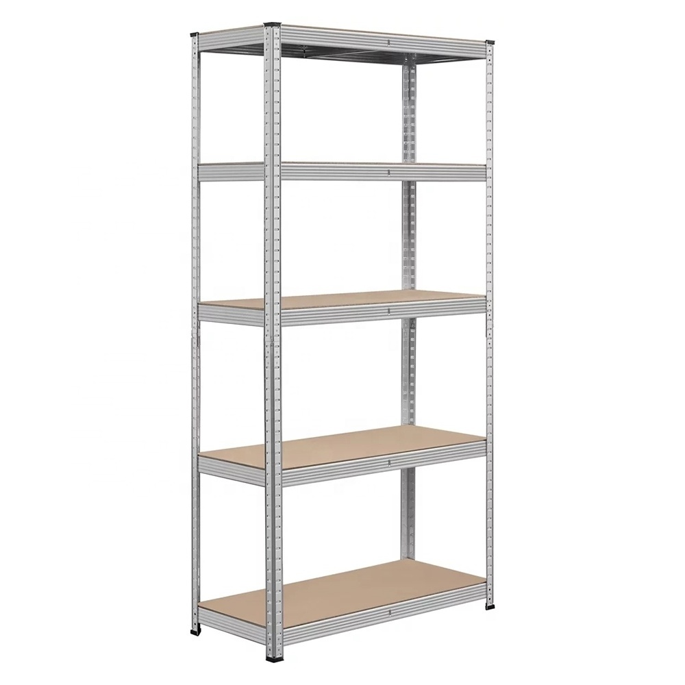 Topeasy Industry slotted angle steel light duty rack stacking storage shelves for small warehouse