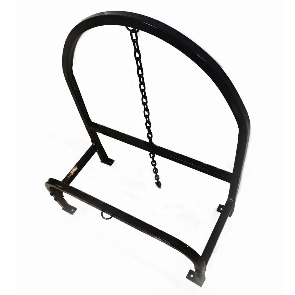 Customizable Semi Truck Single Spare Tire Carrier Rack Tire Holder behind Cab