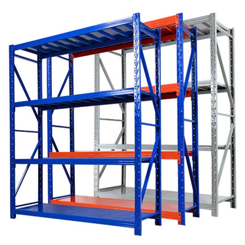 Storage Shelves & Units Middle Duty Adjustable Garage Warehouse Steel Shelf Shelving Unit