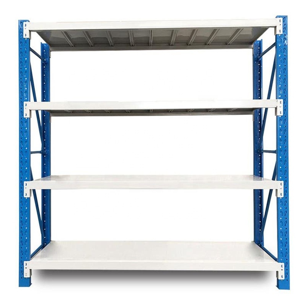 Heavy duty height adjustable industrial warehouse shelving metal storage shelf racks system