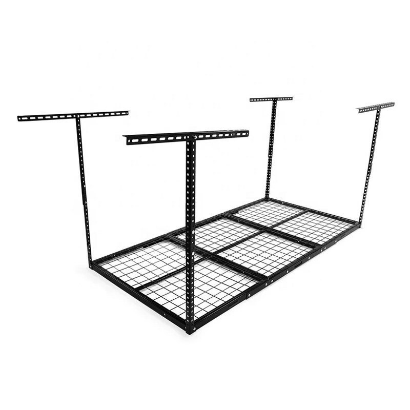 Topeasy Metal Shelf Solutions Adjustable Overhead Garage Storage Rack Heavy Duty