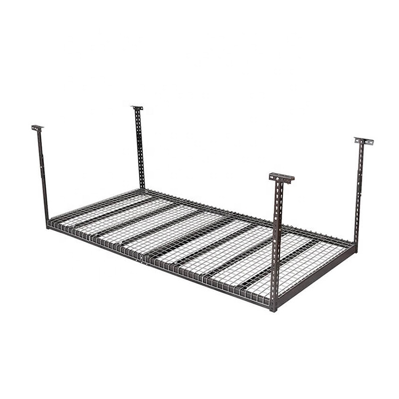 Topeasy Metal Shelf Solutions Adjustable Overhead Garage Storage Rack Heavy Duty