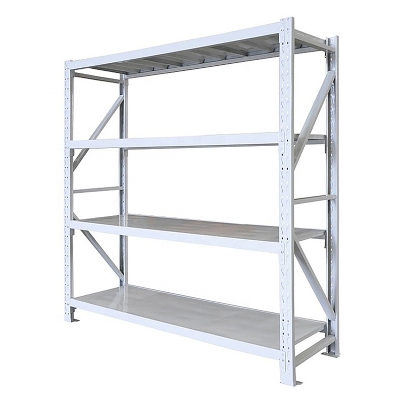 China 6-tier boltless garage shelving system steel metal racking heavy duty for warehouse storage