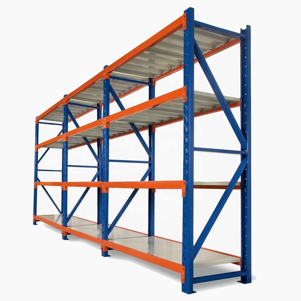 Custom Medium Duty Widely Used Long span Shelving Unit Racking for Warehouse Storage