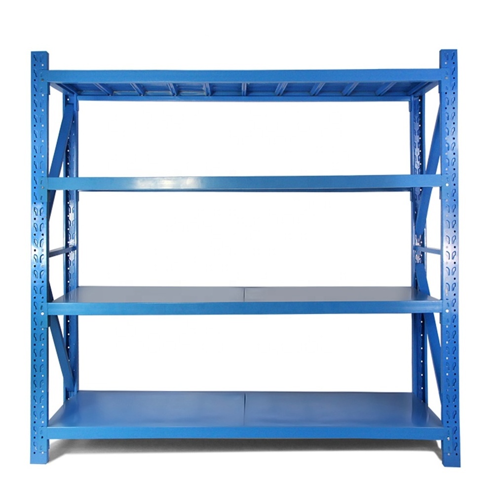 Custom Medium Duty Widely Used Long span Shelving Unit Racking for Warehouse Storage