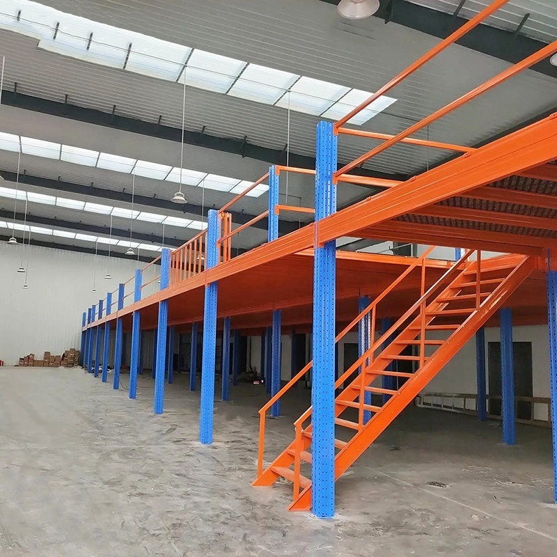 OEM multi-level attic rack outdoor steel structure stacking racks shelves mezzanine rack