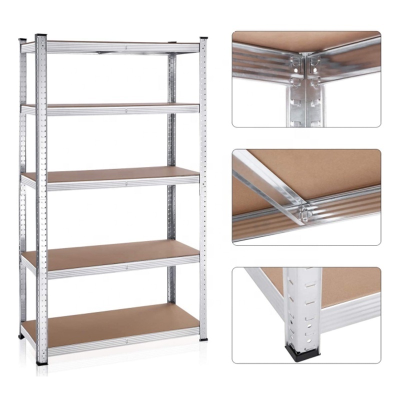 Topeasy light duty adjustable commercial storage galvanized angle iron household shelve shelf