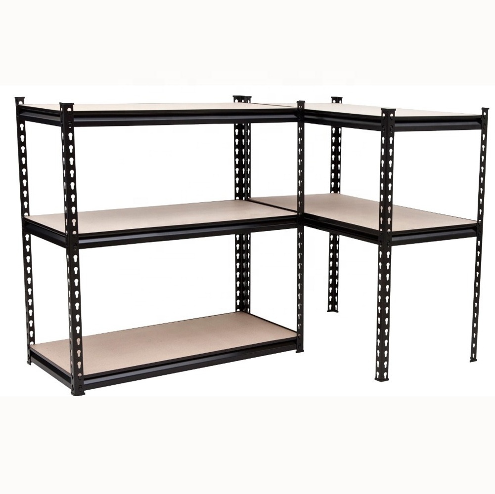 Heavy duty 5-shelf steel shelving unit nice warehouse storage muscle rack