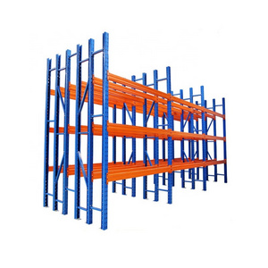 OEM double deep racking heavy duty selective pallet rack with wire mesh deck