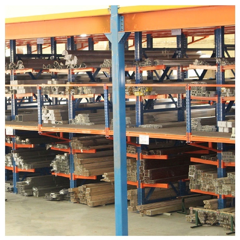 Customized warehouse multi-level flooring racking mezzanine shelving system for products storage