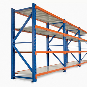 Industrial storage shelves & units adjustable steel shelving warehouse racking for wholesale