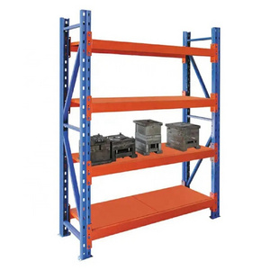 Custom industrial adjustable 4 tier storage steel rack & shelving manufacturer estanteria metalica