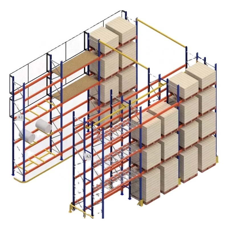 Adjustable heavy duty garage storage warehouse shelf storage pallet racking system