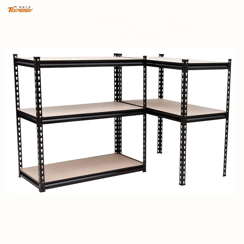 175kg 265kg storage racks estanteria light duty slotted angle iron shelf rivet rack z beam shelving