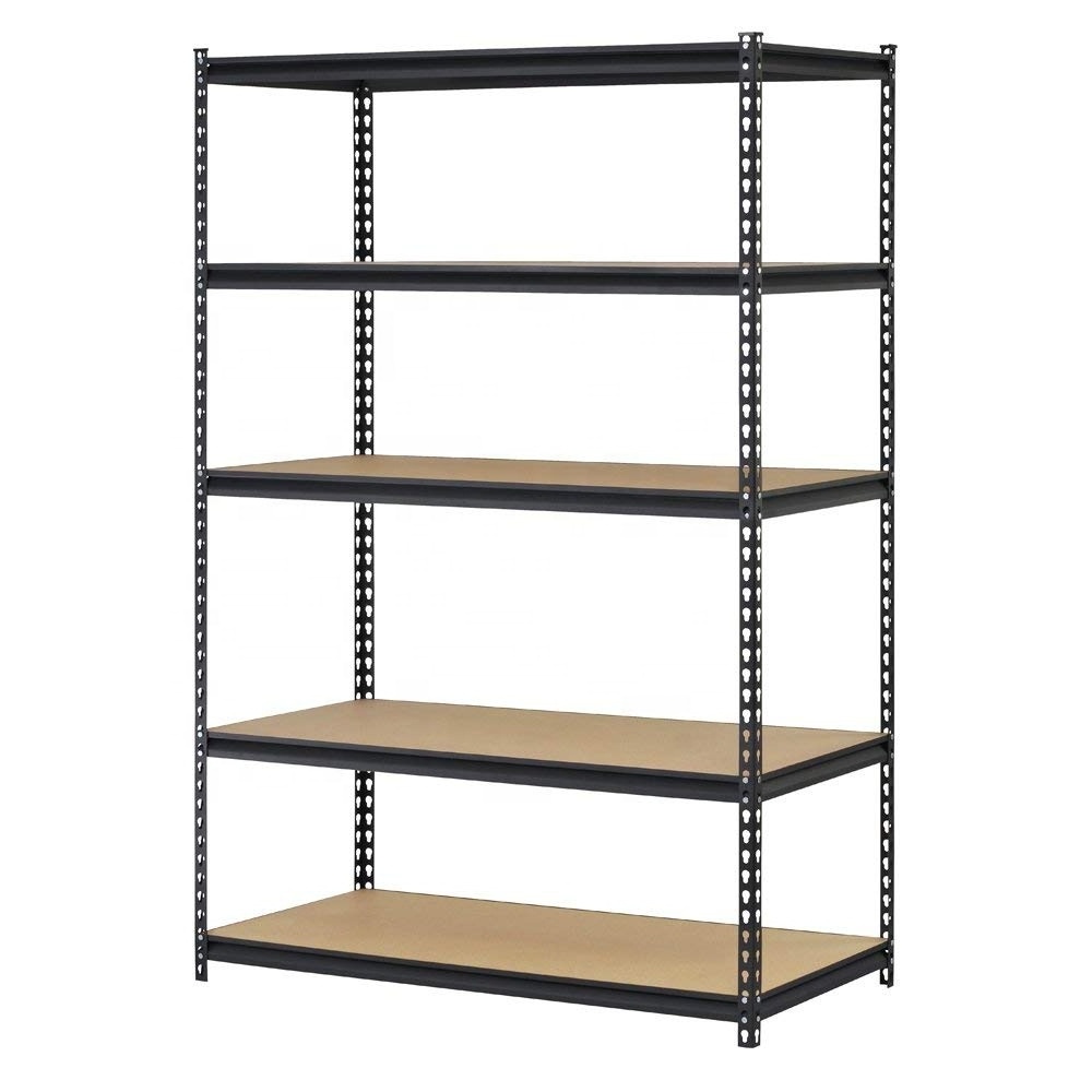 175kg 265kg storage racks estanteria light duty slotted angle iron shelf rivet rack z beam shelving