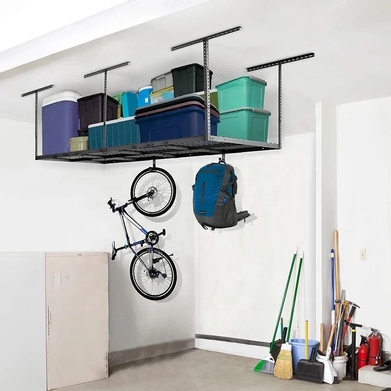 Topeasy OEM and ODM  adjustable overhead garage storage hanger rack