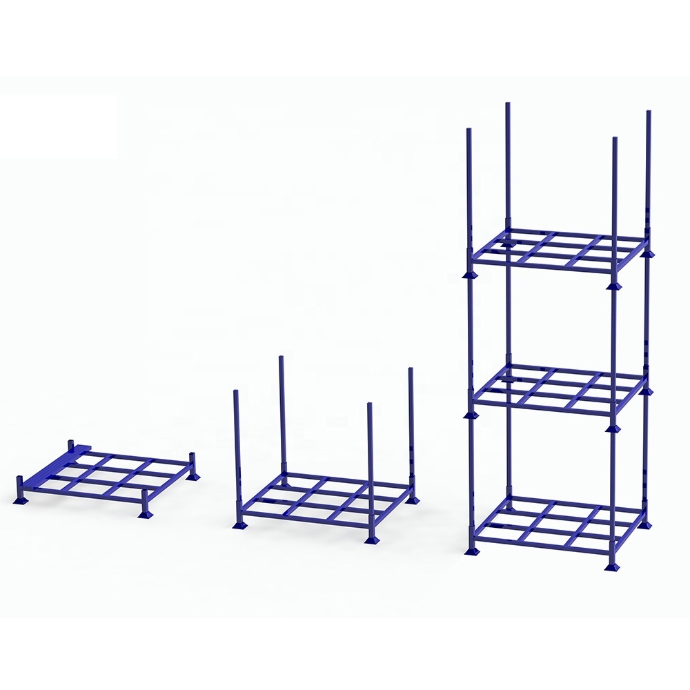 High quality metal stacking tire storage racks for trucks cars