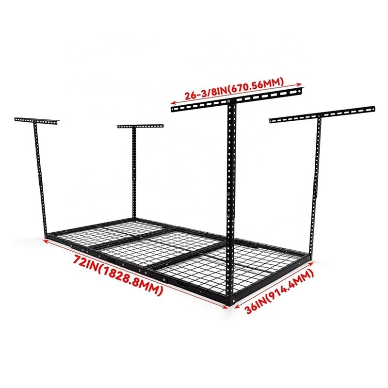 Topeasy OEM and ODM  adjustable overhead garage storage hanger rack