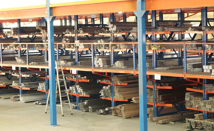 OEM Combined Cantilever Mezzanine Rack Industrial Shelving Warehouse Steel Mezzanine Floor Racking System