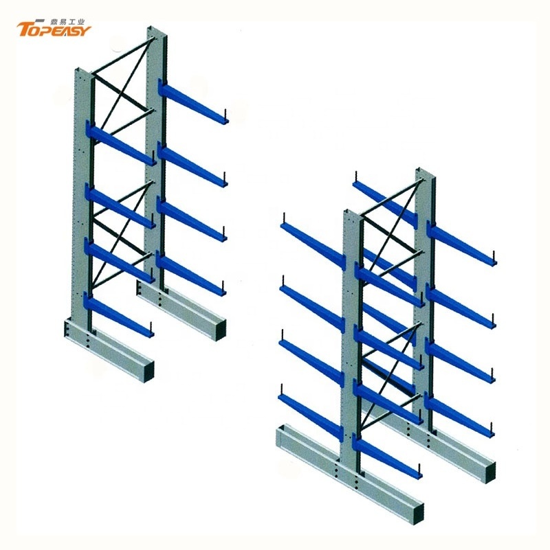 Customized heavy duty long arms iron cantilever racking system for industrial storage rack