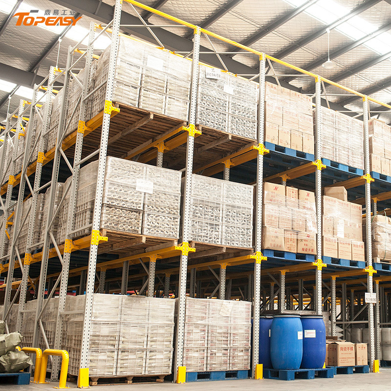 OEM warehouse racking heavy duty scale cold storage drive in rack type pallet racking system