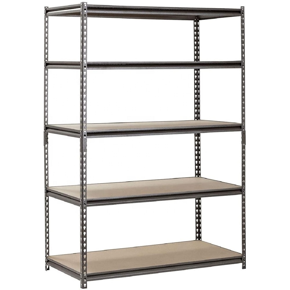 Heavy/Light  Duty 5 Tier Muscle Rack Storage Shelving Unit Adjustable Metal Shelf