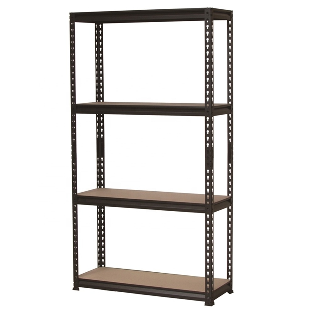 Heavy duty 5-shelf steel shelving unit nice warehouse storage muscle rack