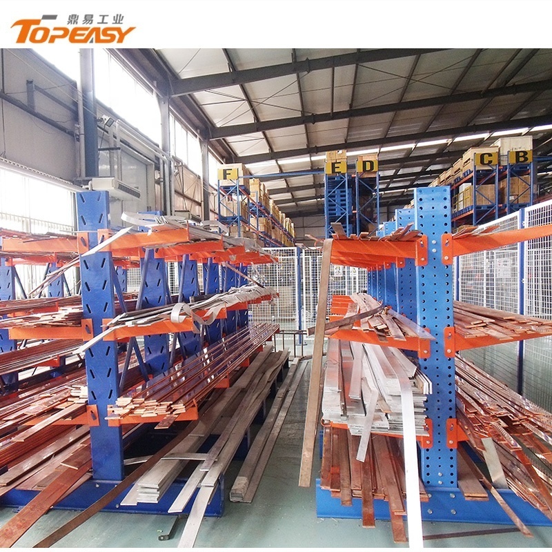 Customized heavy duty long arms iron cantilever racking system for industrial storage rack