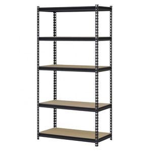 Heavy/Light  Duty 5 Tier Muscle Rack Storage Shelving Unit Adjustable Metal Shelf