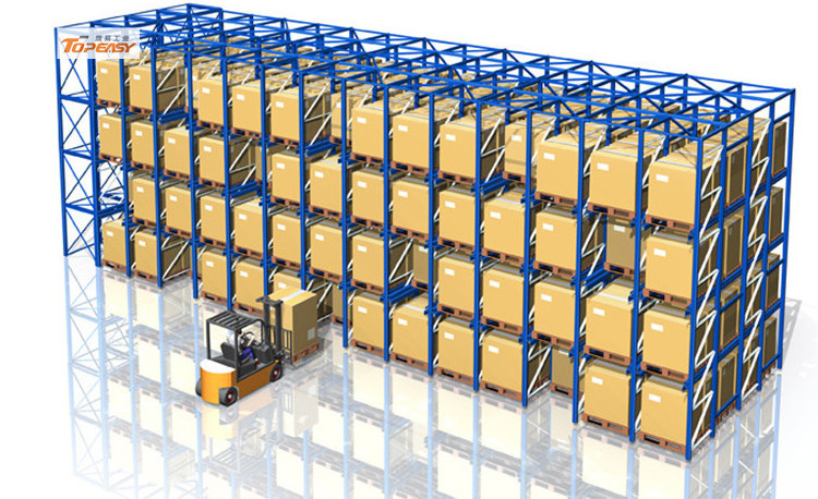 OEM warehouse racking heavy duty scale cold storage drive in rack type pallet racking system