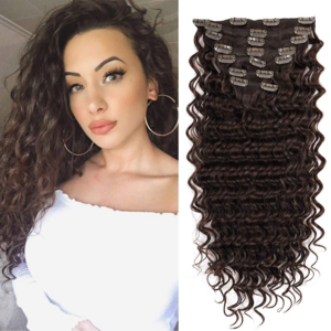 Wholesale drop ship  100% Raw Virgin human hair Lace Clip In Human Hair Extensions In Stock