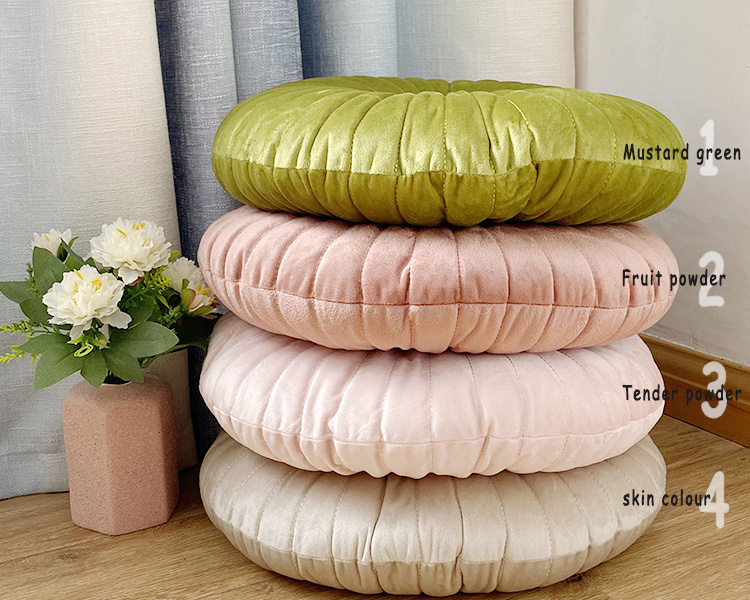 Hot Sale Round Meditation Pillow for Seating on Floor Seat Cushion High Quality PP Cotton Filler