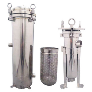 Factory Price Stainless Steel Bag Filter Housing Multi/Single Bag Filter Housing for Water Treatment